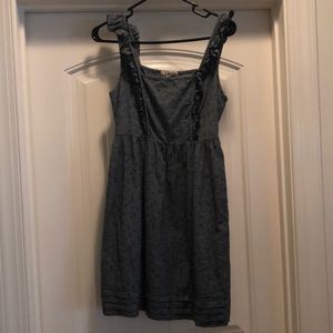 Denim/floral sundress